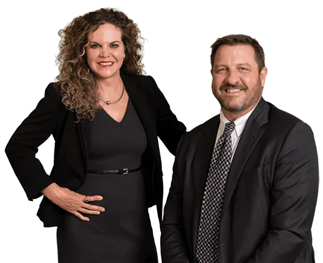 Attorneys Katherine H. Stepp and Gregory L. Deans